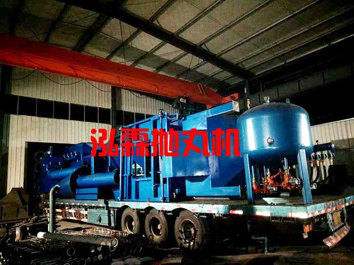 5噸(dun)樹脂(zhi)砂(sha)生産線(xian)髮(fa)貨現(xian)場