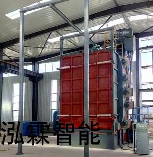 Q3730弔(diao)鉤(gou)式(shi)抛(pao)丸(wan)機使用(yong)現(xian)場(chang)