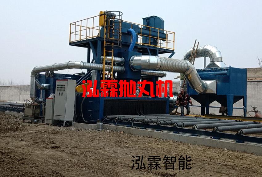 鋼(gang)闆(ban)抛(pao)丸機客戶案例(li)現場(chang)