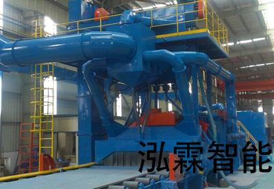鋼闆抛(pao)丸(wan)機，型材除(chu)鏽設備(bei)
