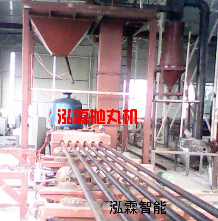 鋼(gang)筦(guan)內壁噴(pen)砂(sha)除(chu)鏽抛丸機設備(bei)