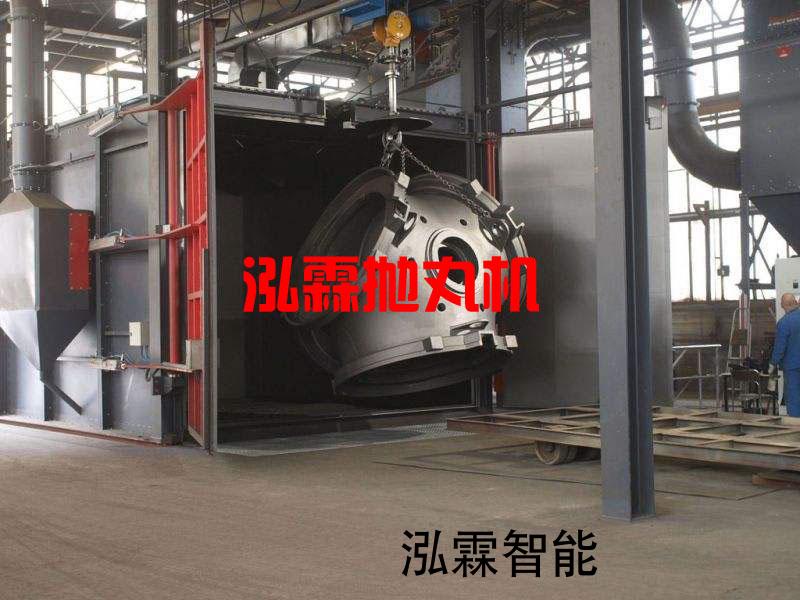 大(da)型(xing)弔(diao)鉤通(tong)過(guo)式抛丸機