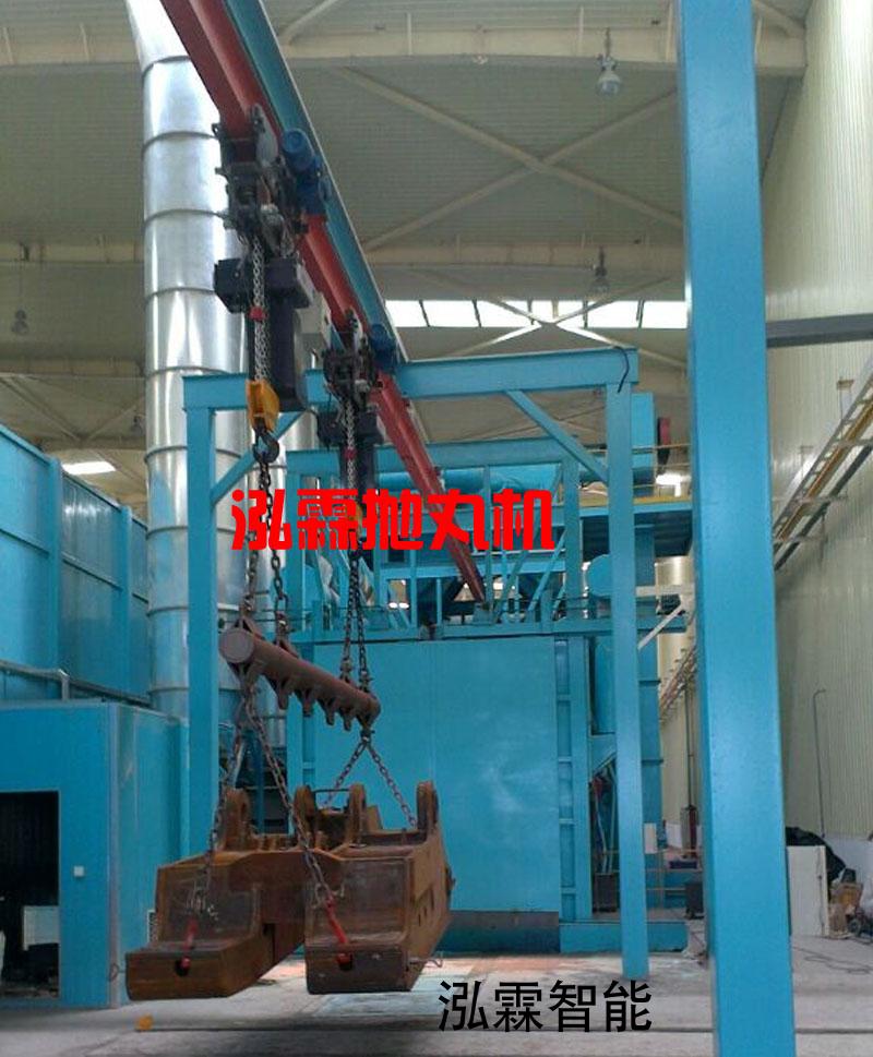 大型弔(diao)鉤通(tong)過式(shi)抛(pao)丸(wan)機