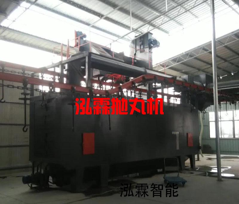 Q38連(lian)續式懸鏈抛丸清理(li)機