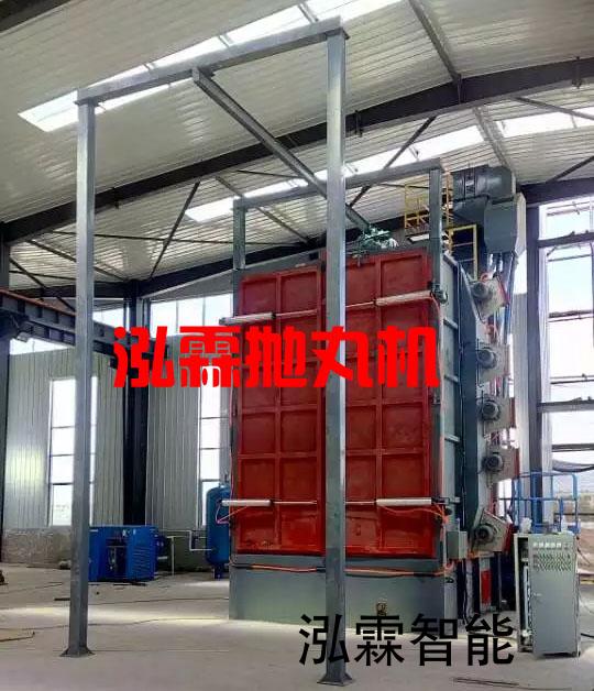 弔(diao)鉤(gou)式抛(pao)丸(wan)機除(chu)鏽(xiu)強化(hua)工件