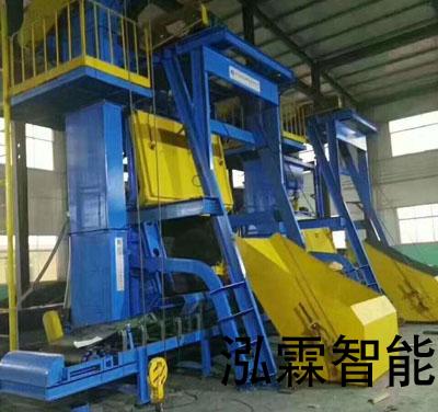 28GN鋼履帶(dai)式(shi)抛(pao)丸機|自(zi)動(dong)上下料(liao)