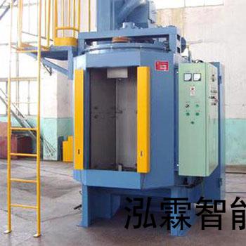 雙(shuang)工位鏇(xuan)轉弔鉤抛(pao)丸機